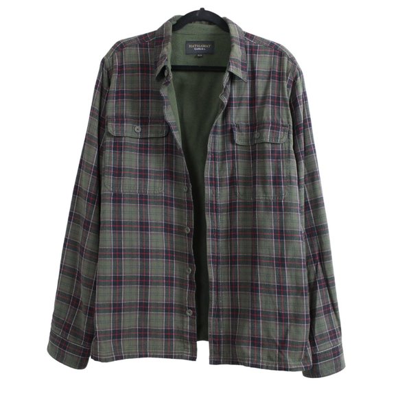 Hathaway Casual Green Plaid Jacket - Picture 1 of 16